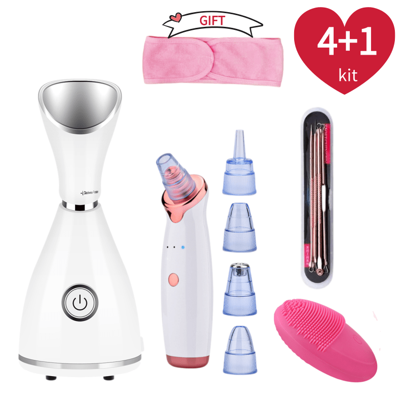 Silicone Face Scrubber Electric - Nano Ionic Penguap Wajah Hot Face