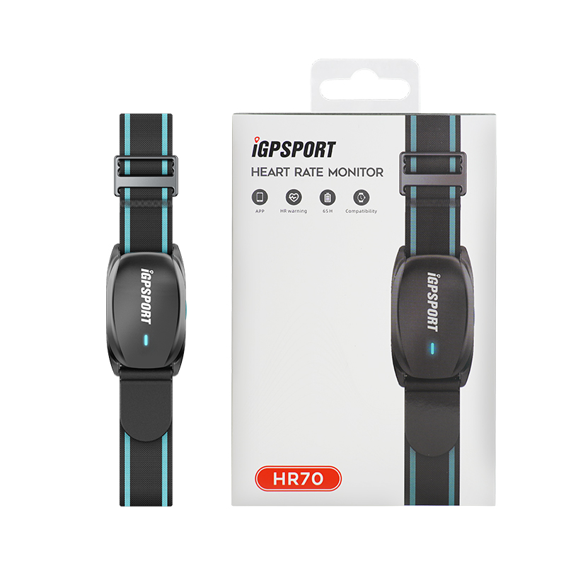 Health Monitors - iGPSPORT เครื่องวัดอัตราการเต้นของหัวใจแบบสวมแขน 65 ชั่วโมง รุ่น HR70