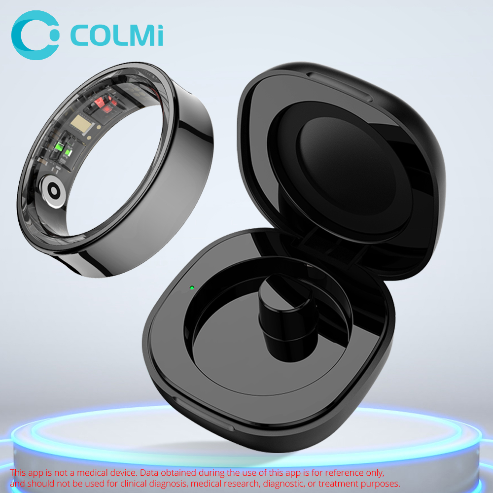 Health Monitors - 2024 COLMI R09 แหวนสมาร์ทสําหรับผู้ชายผู้หญิง,Heart Rate เลือดออกซิเจนการตรวจสอบ,5ATM