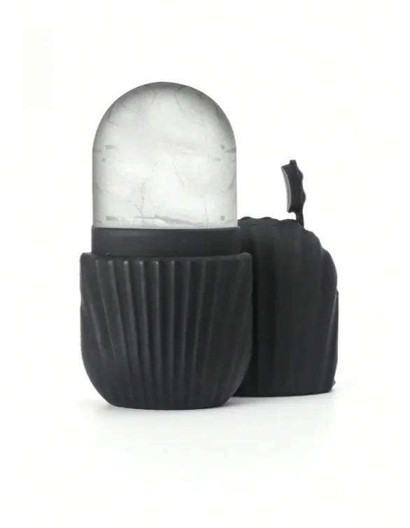 Face Ice Roller Puffiness - ลูกกลิ้งน้ำแข็งซิลิโคนสำหรับใบหน้า เกรดอาหาร ปลอดภัยต่อสิ่งแวดล้อม ช่วยกระชับรูขุมขน ปรับผิวให้กระจ่างใส และลดอาการบวม