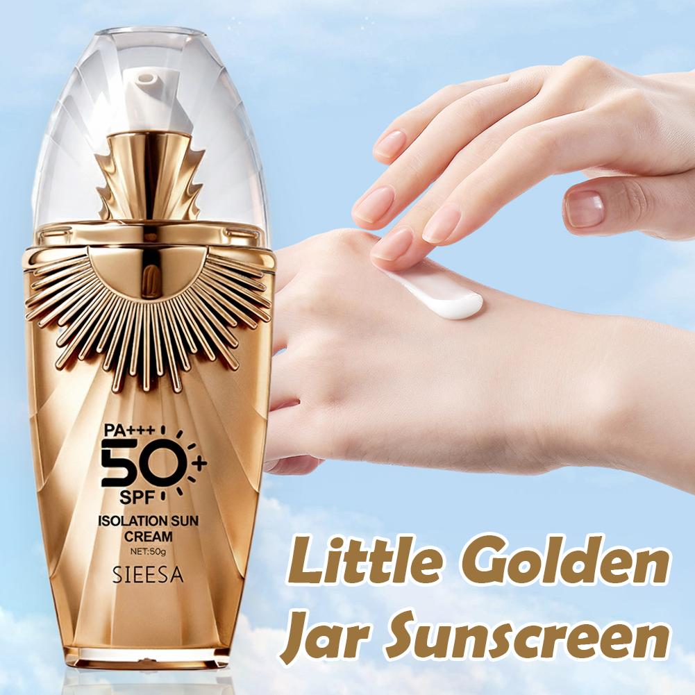 Spf 50 Waterproof Sunscreen - SPF 50+ PA+++ ครีมกันแดดสำหรับผิวหน้า ปกป้องผิวอย่างสูงสุด ควบคุมความมัน