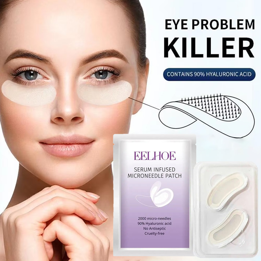 Collagen Under Eye Patches - 1 คู่ Micro-needle Eye Patch Mask