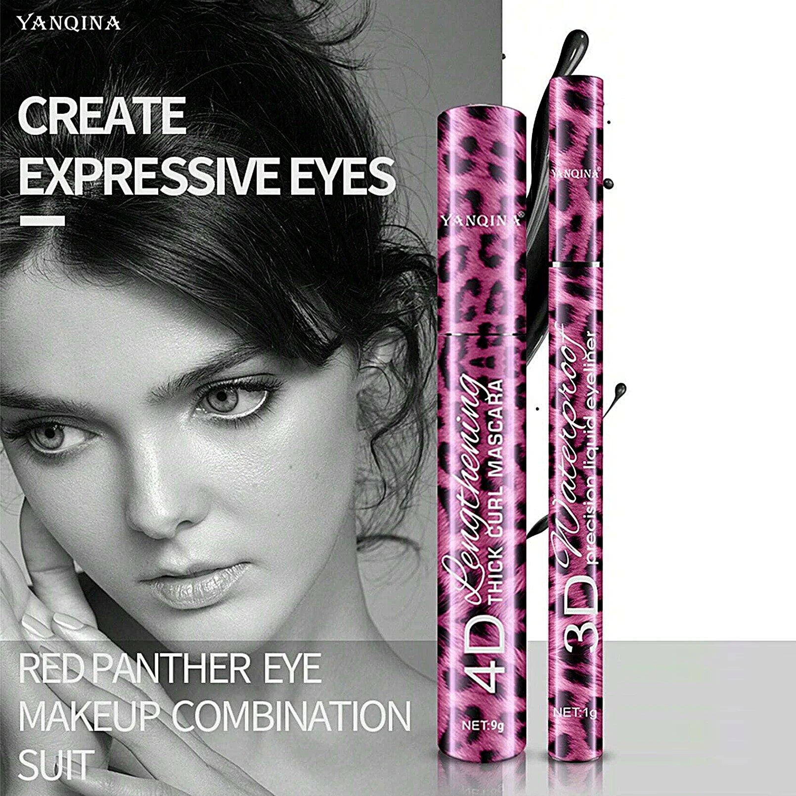 Yanqina 4D ดินสออายไลเนอร์แบบน - Waterproof Liquid Eyeliner Pen บทวิจารณ์และราคา