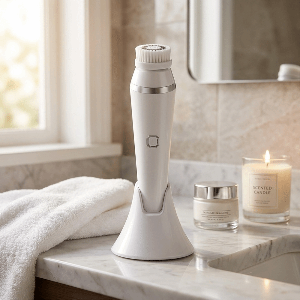 แปรงทำความสะอาดผิวหน้าไฟฟ้าซิล - Silicone Face Scrubber Electric บทวิจารณ์และราคา