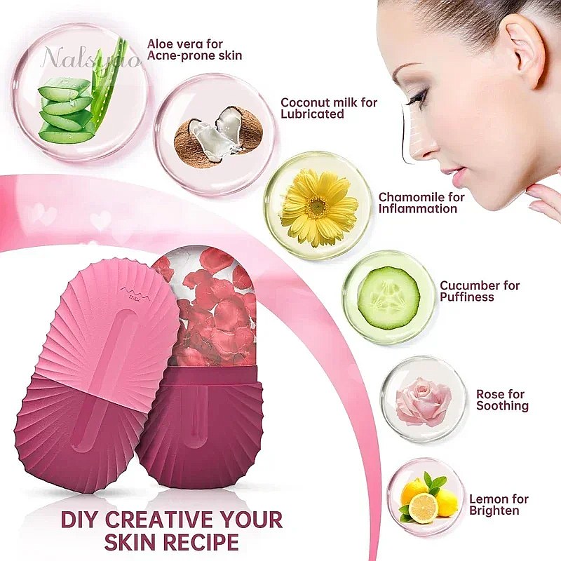 ลูกกลิ้งน้ำแข็งสำหรับนวดหน้า 1 - Face Ice Roller Puffiness บทวิจารณ์และราคา