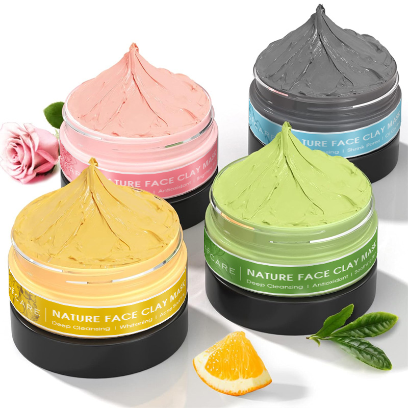 4 ชิ้น Clay Facial Mask ชุดขมิ - Green Tea Cleansing Clay Mask บทวิจารณ์และราคา