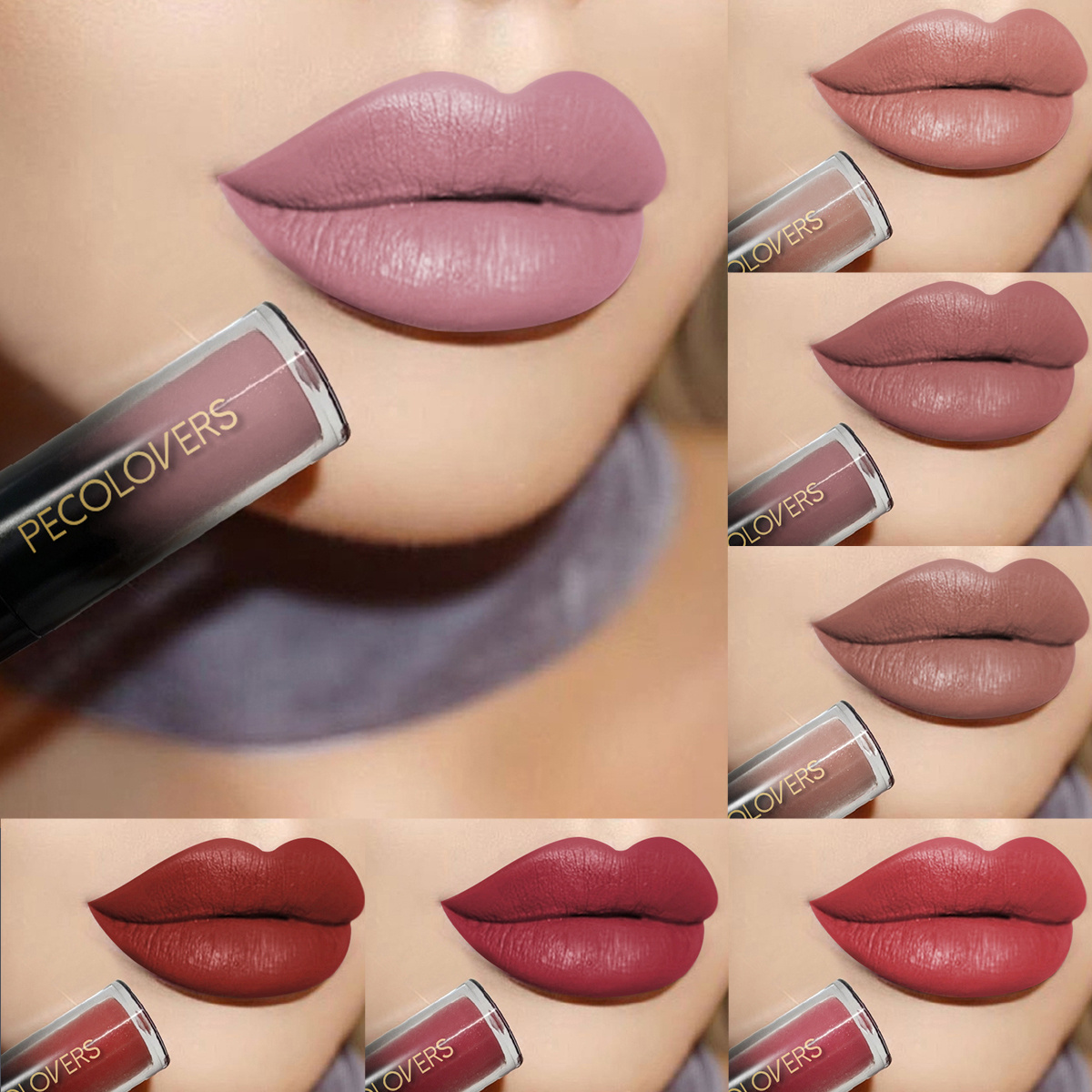 ลิปสติก Lip GLOSS แต่งหน้ากันน - Matte Velvet Lip Tint Long Lasting บทวิจารณ์และราคา