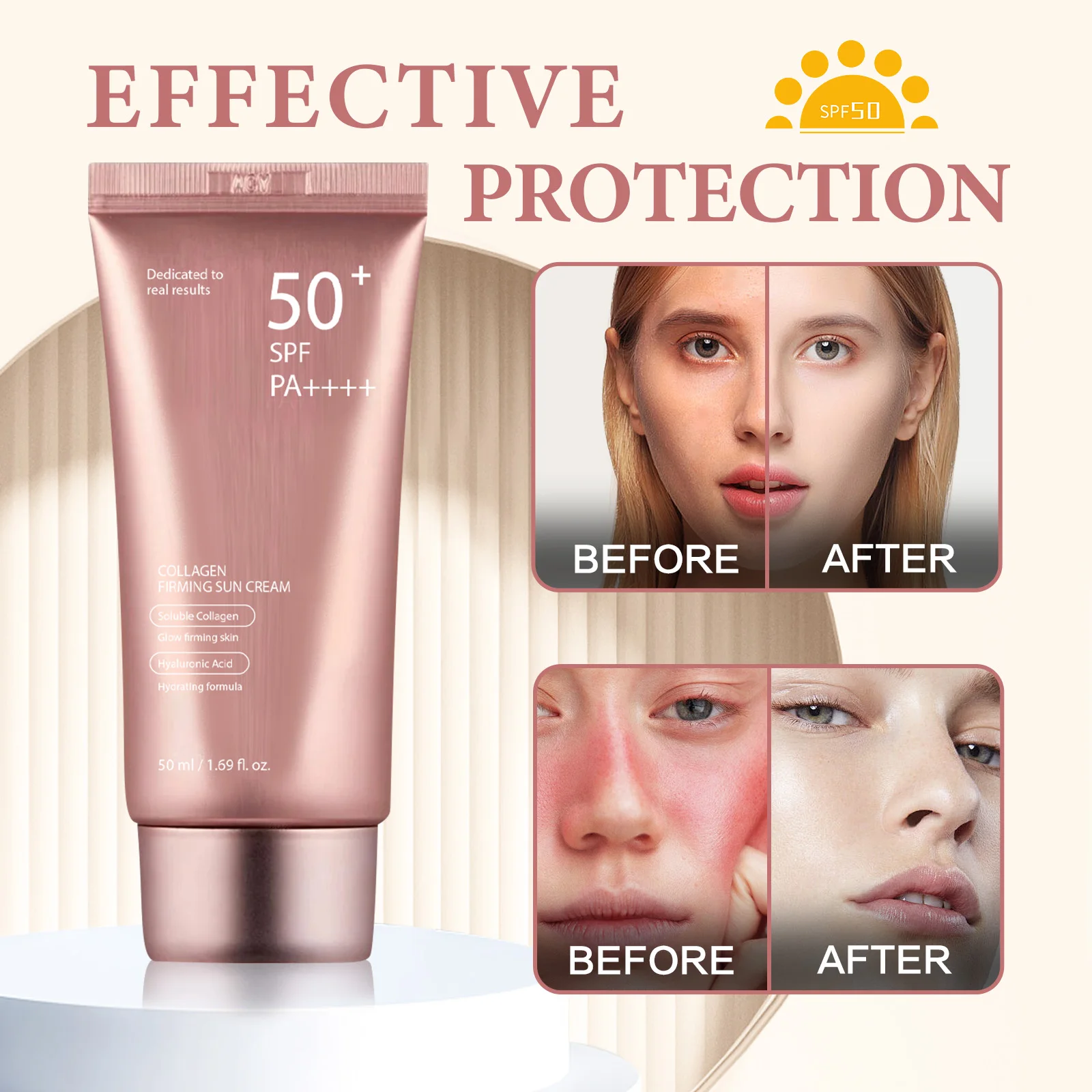 ครีมกันแดด SPF50 PA+++ กันน้ำ  - Spf 50 Waterproof Sunscreen บทวิจารณ์และราคา