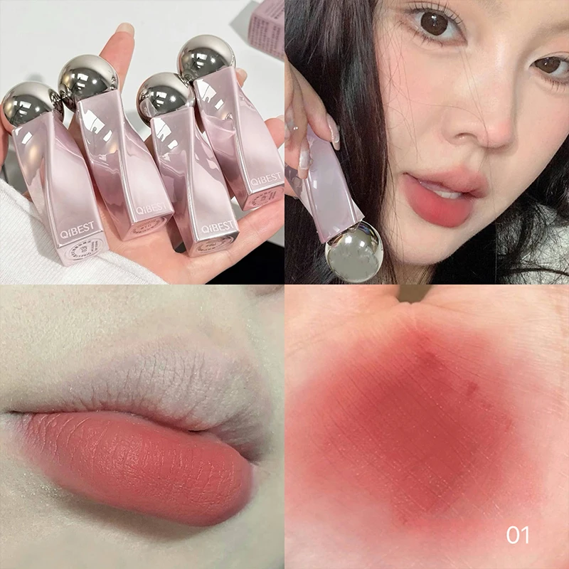 QIBEST เวลเวท นู้ด ลิป มัด เมค - Matte Velvet Lip Tint Long Lasting บทวิจารณ์และราคา