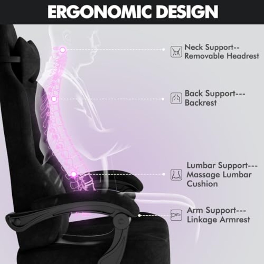 เก้าอี้เกมมิ่งสำหรับนักเล่นเกม - Massage บทวิจารณ์และราคา