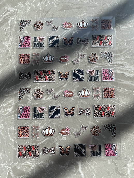 สติกเกอร์ลายการ์ตูนน่ารัก PVC  - Nail Art บทวิจารณ์และราคา