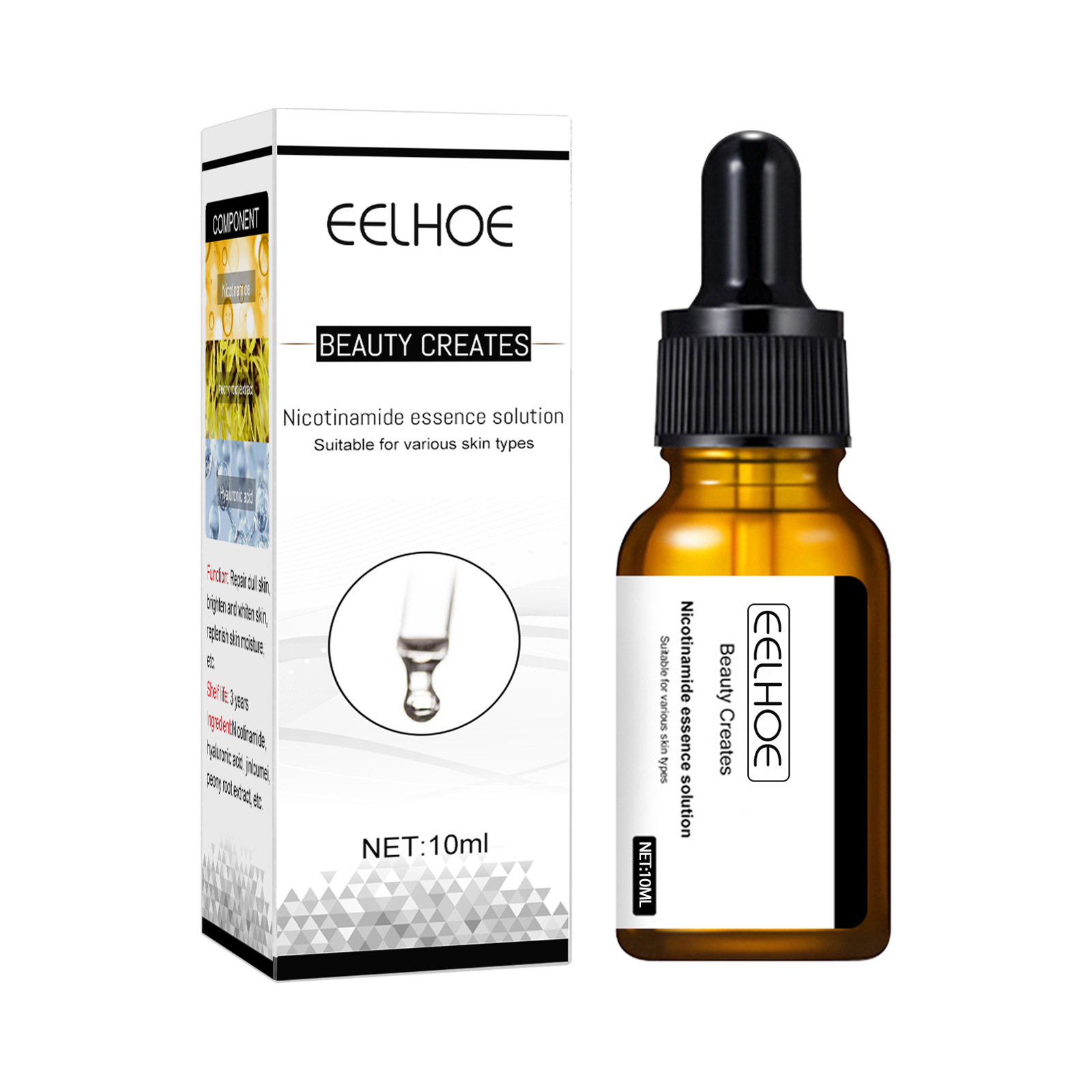 ไวท์เทนนิ่งเซรั่มรูขุมขนหดตัวล - Niacinamide Pore Shrinking Essence บทวิจารณ์และราคา