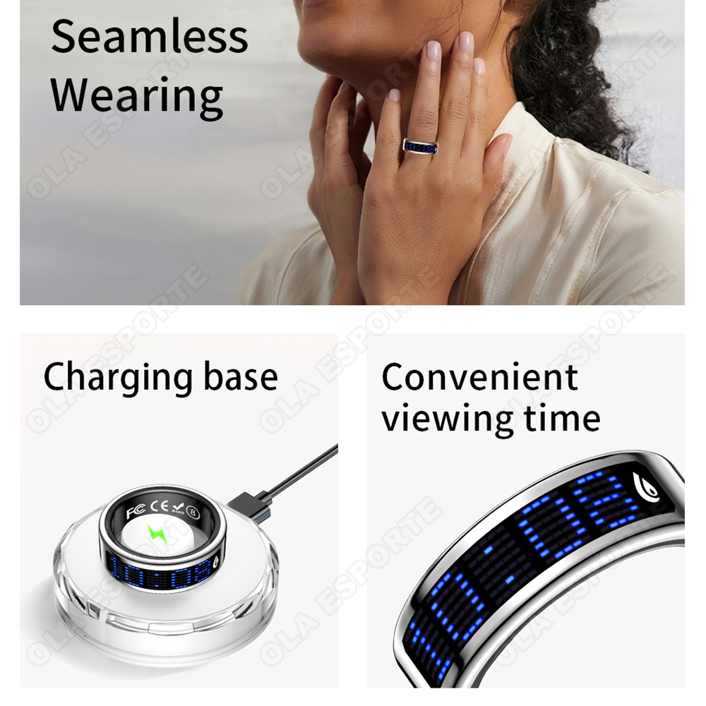 แหวนอัจฉริยะหน้าจอ AMOLED แสดง - Health Monitors บทวิจารณ์และราคา