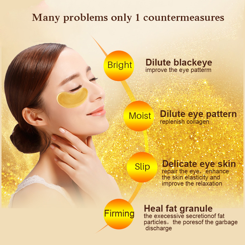 5/10/20/30 คู่คริสตัลทอง Eye P - Collagen Under Eye Patches บทวิจารณ์และราคา