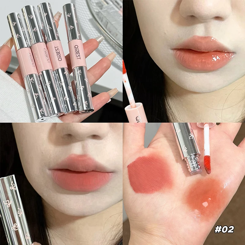 ลิปสติกเนื้อแมทแบบสองหัว QIBES - Matte Velvet Lip Tint Long Lasting บทวิจารณ์และราคา