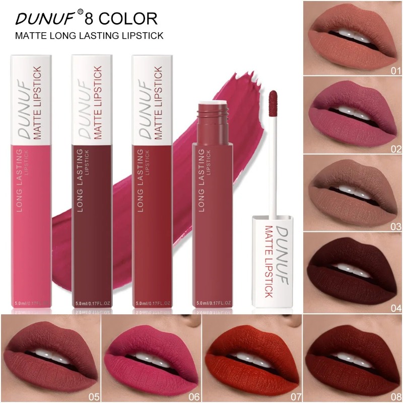 ลิปสติกเนื้อแมท ไม่ติดแก้ว สีแ - Matte Velvet Lip Tint Long Lasting บทวิจารณ์และราคา