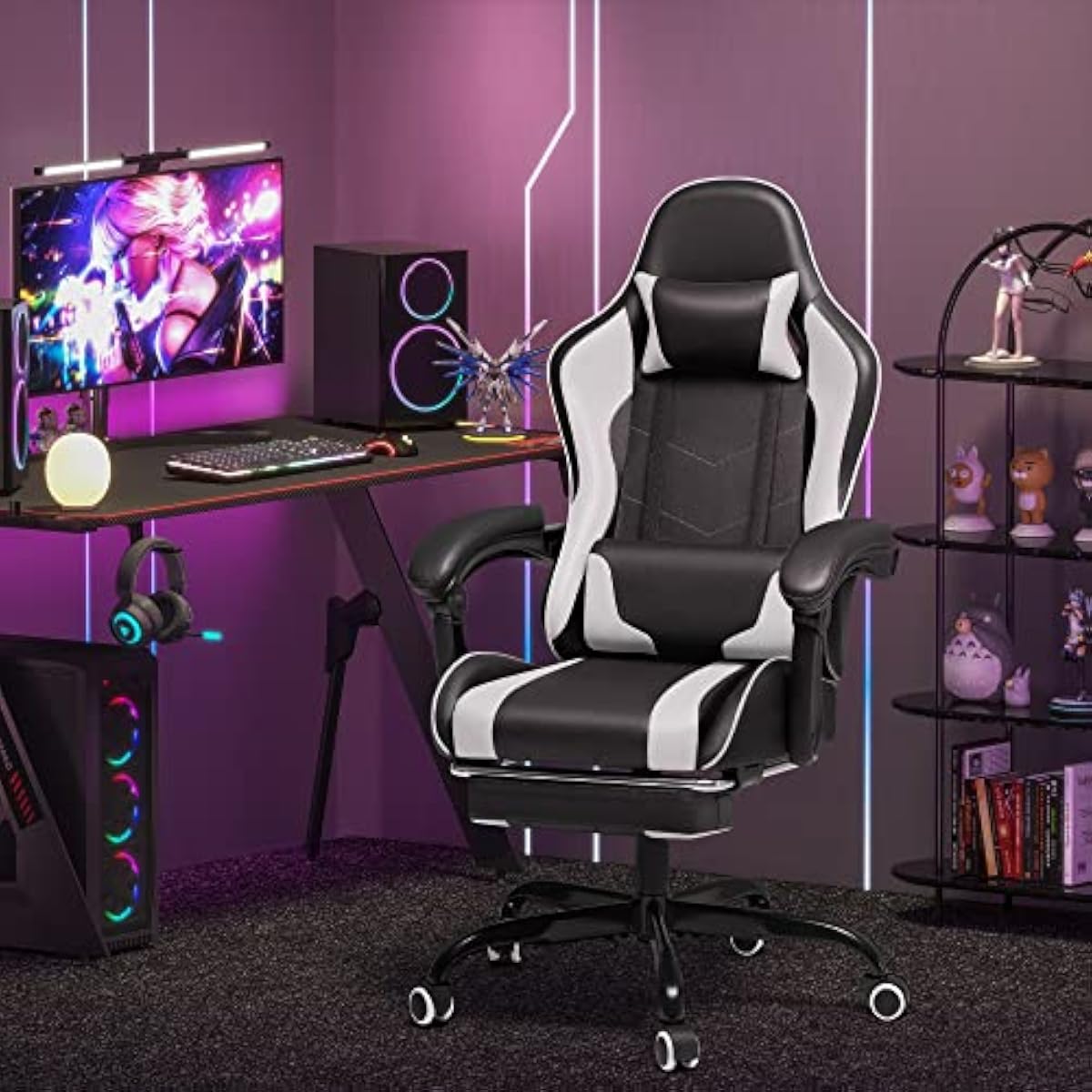 เก้าอี้เกมมิ่งพร้อมที่นั่งปรับ - Massage บทวิจารณ์และราคา