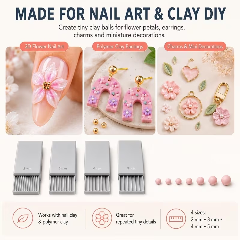 เครื่องมือทำลูกบอลเจล 3D สำหรั - Nail Art บทวิจารณ์และราคา