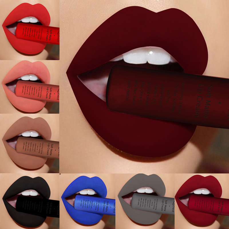 QIBEST ลิปกลอสเนื้อแมทท์กำมะหย - Matte Velvet Lip Tint Long Lasting บทวิจารณ์และราคา