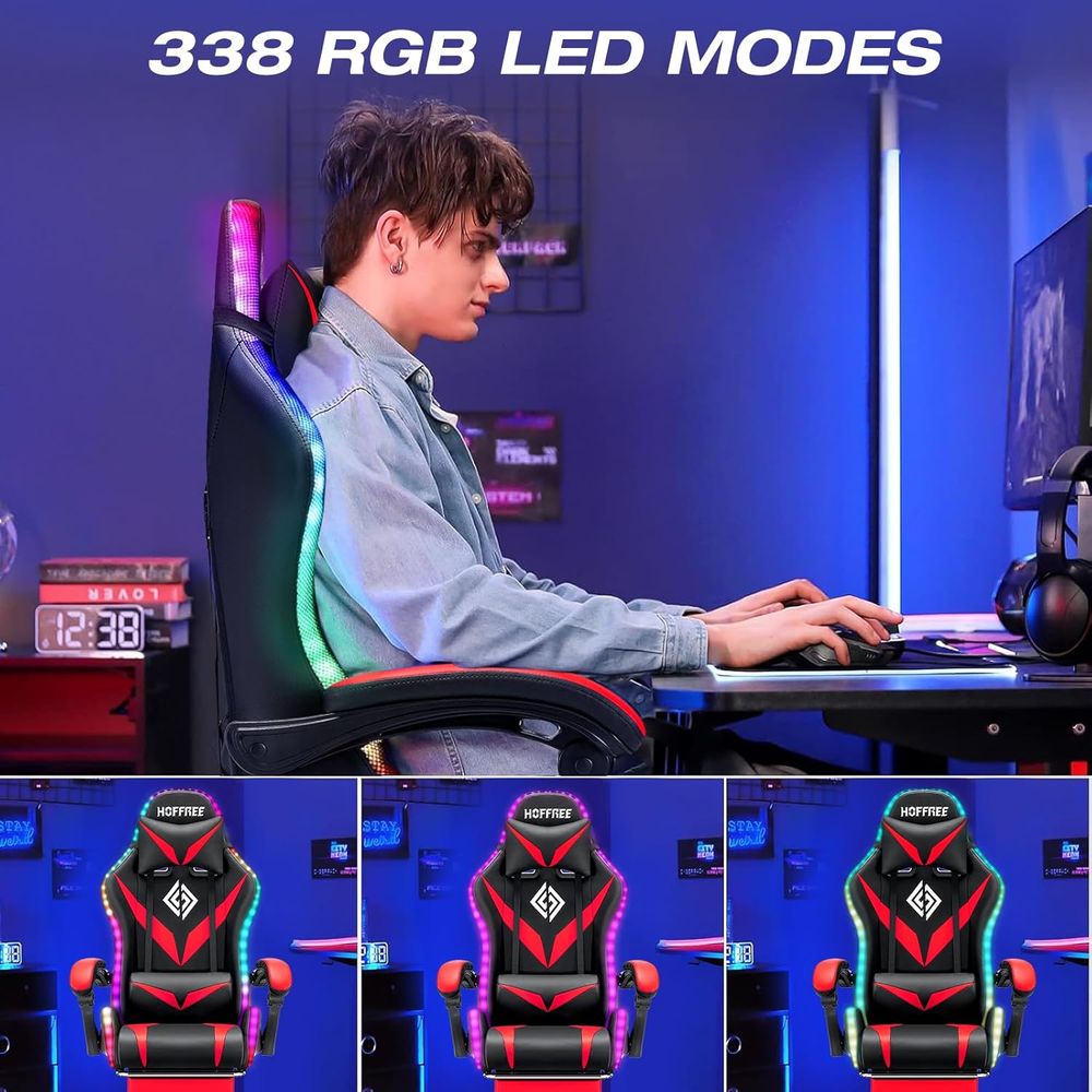 เก้าอี้เล่นเกมพนักพิงสูงตามหลั - Massage บทวิจารณ์และราคา