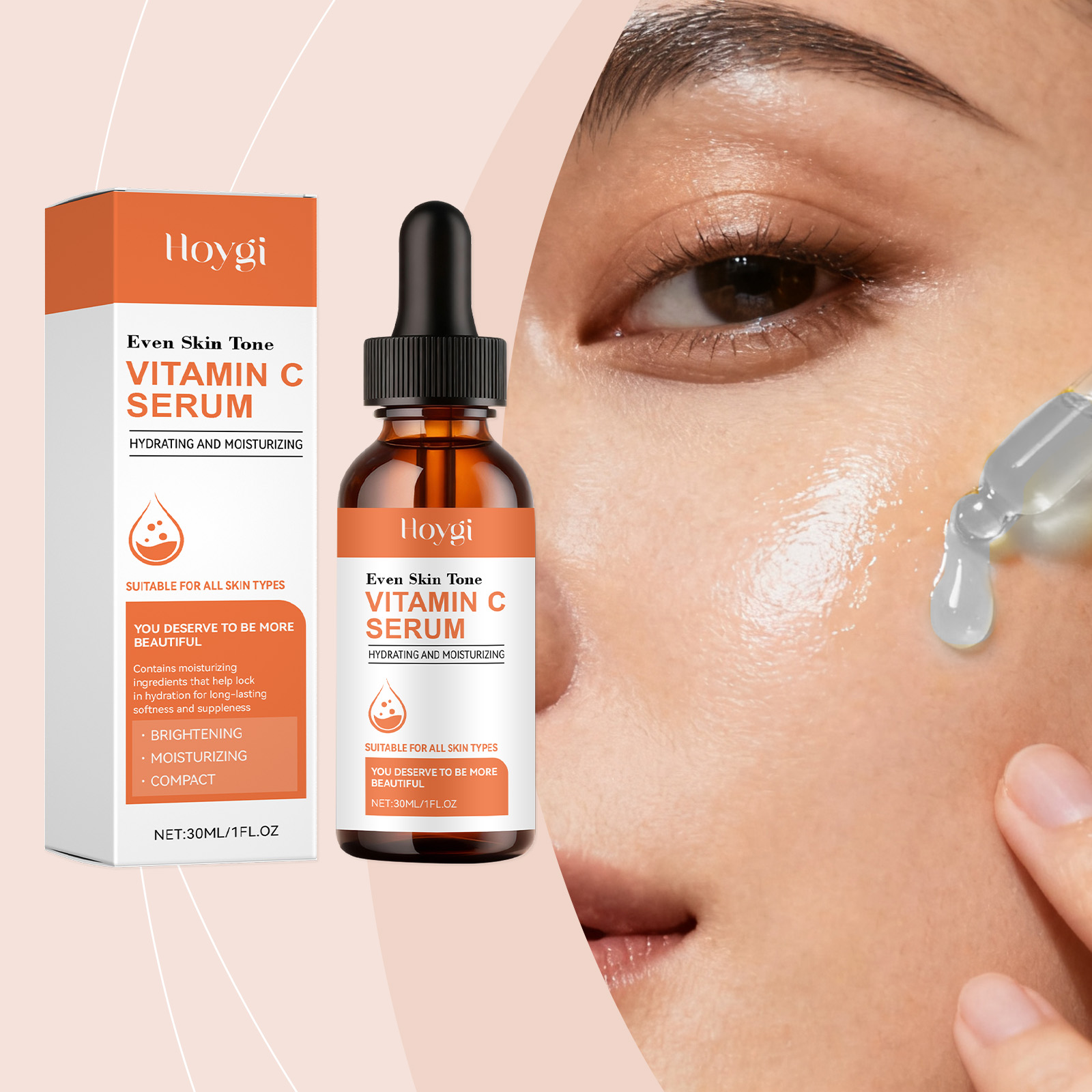เซรั่มวิตามินซีสำหรับผิวหน้า ไ - Hyaluronic Acid Facial Serum บทวิจารณ์และราคา
