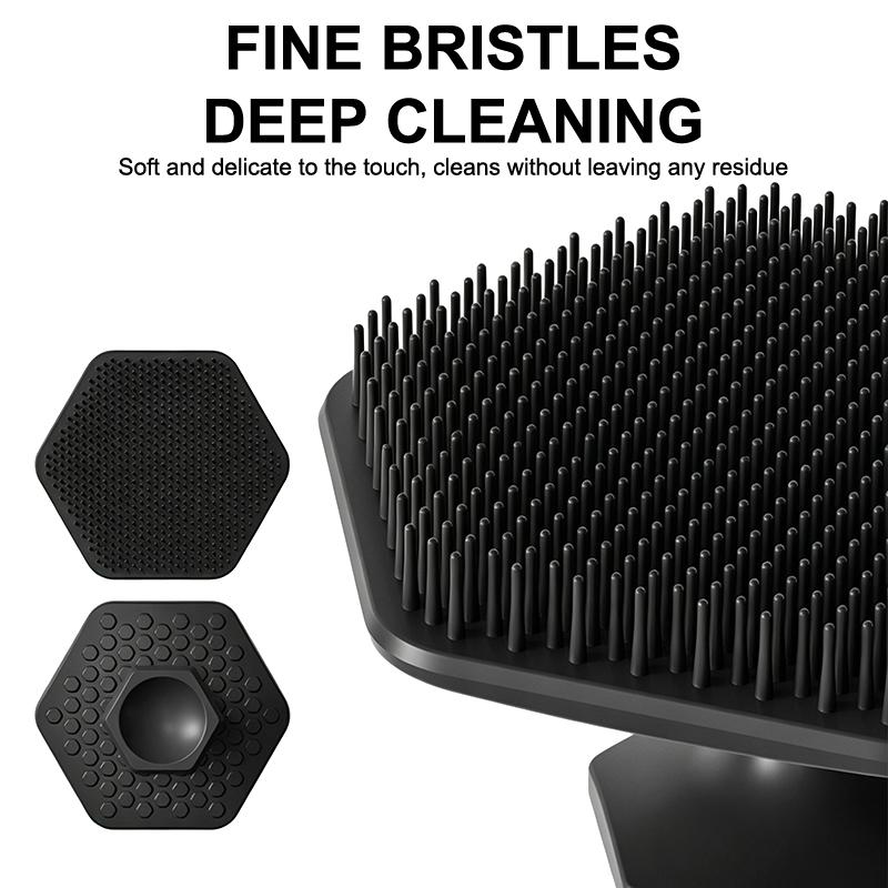 แปรงทำความสะอาดผิวหน้า ซิลิโคน - Silicone Face Scrubber Electric บทวิจารณ์และราคา