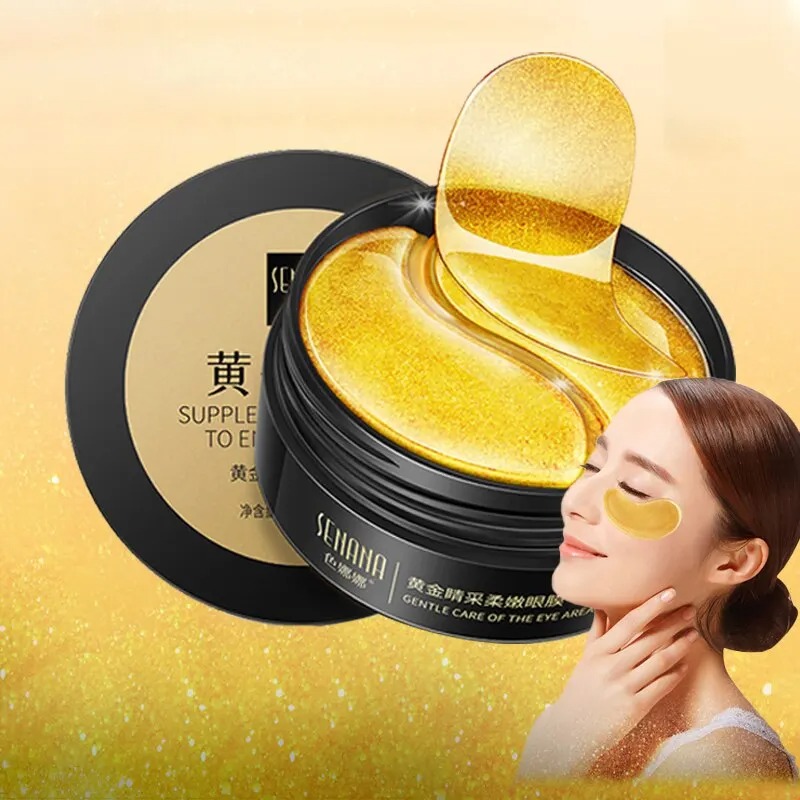 60pcs Golden Moisturizing Eye  - Collagen Under Eye Patches บทวิจารณ์และราคา
